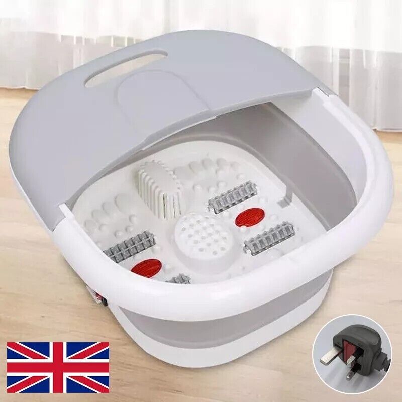 500W Electric Infrared Foot Massager Wet Bath Spa Relax Therapy Pedicure Soothe